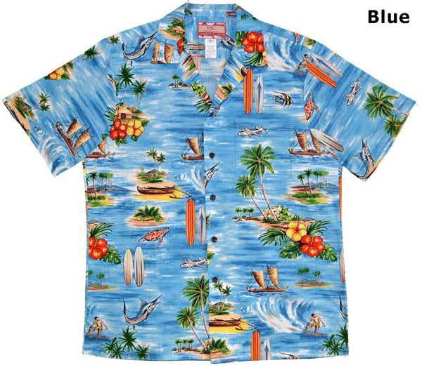 Island Pleasures Men's Hawaiian Shirt